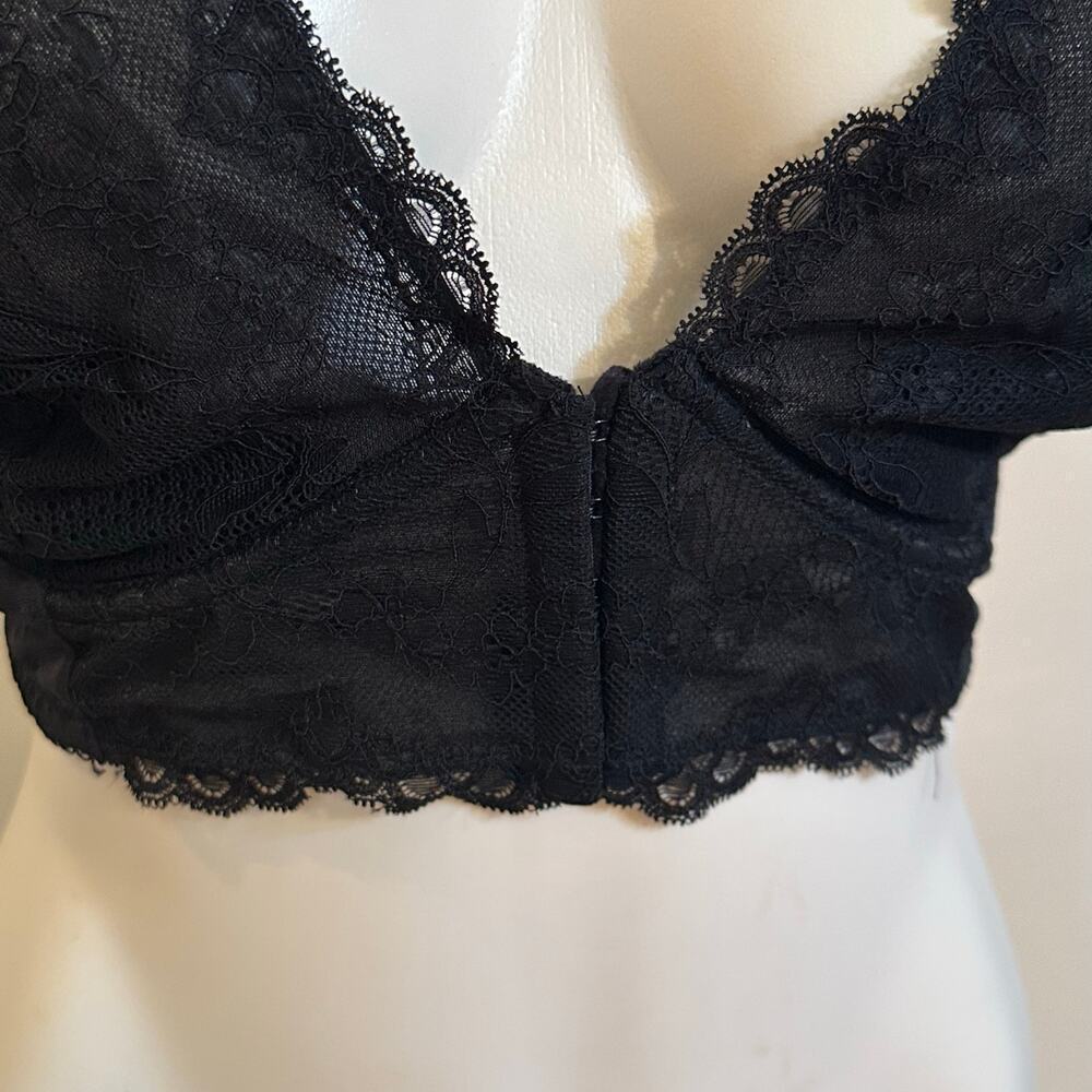 Gossard Black Lace Bustier sz 42D Gossard Superboost Plunge Bra - Picture 4 of 11